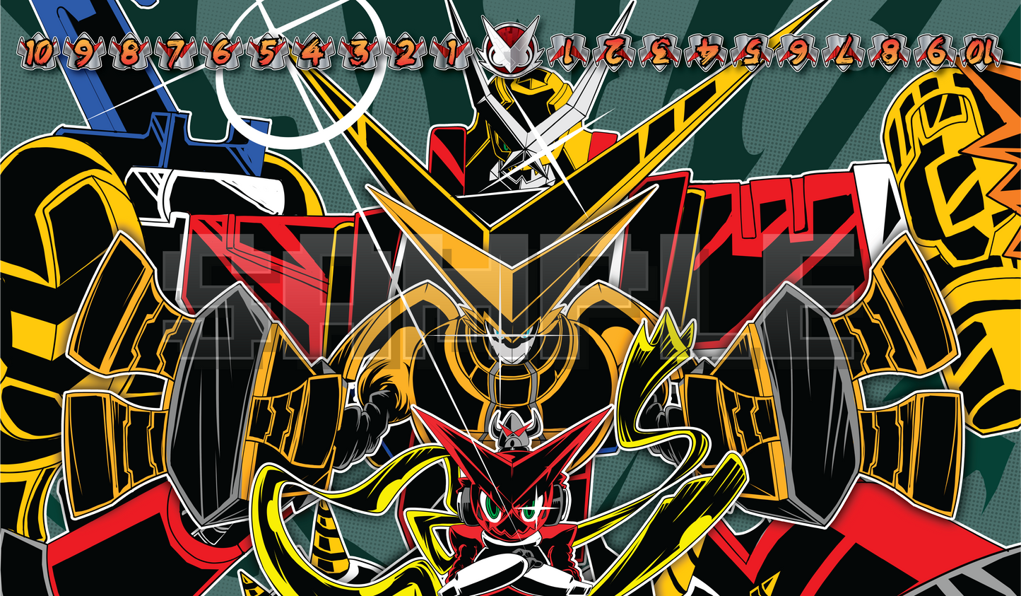 Shoutmon X7 Playmat