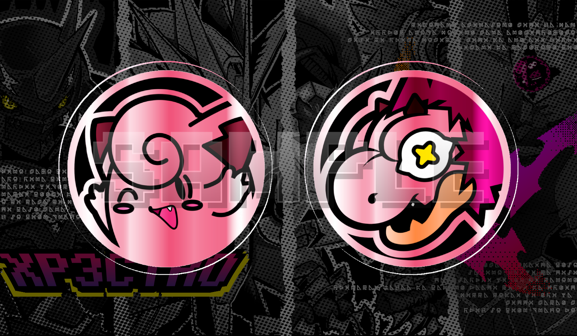 Clefairy acrylic TCG coin front and back design, Fairy-type Pokemon fan art