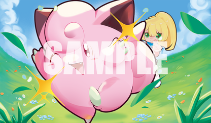 Clefairy Pokemon TCG playmat full-art cover featuring the Fairy-type Pokemon