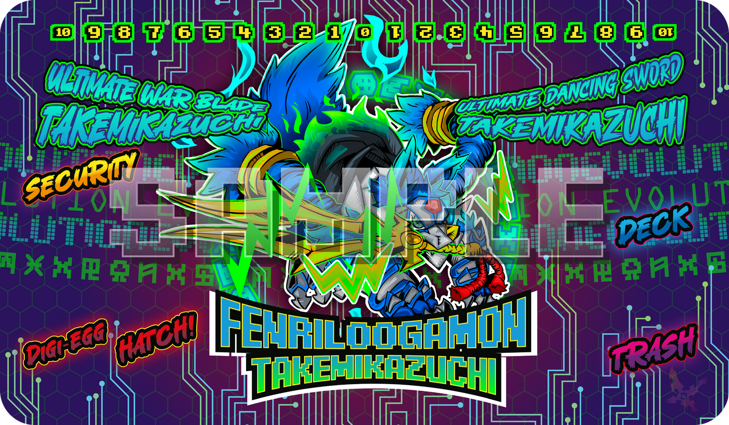 Fenri Takemika Playmat